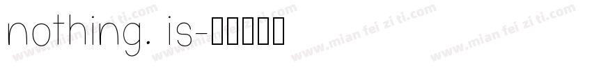 nothing. is字体转换